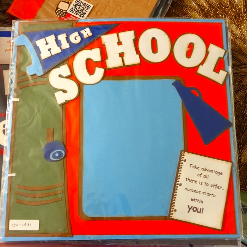 Pre-Made scrapbook page